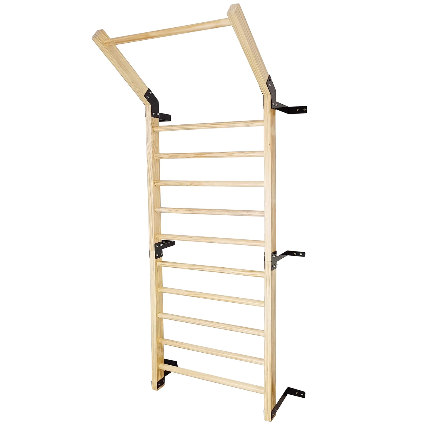 Wall Mounted Ladder - Solid Wood
